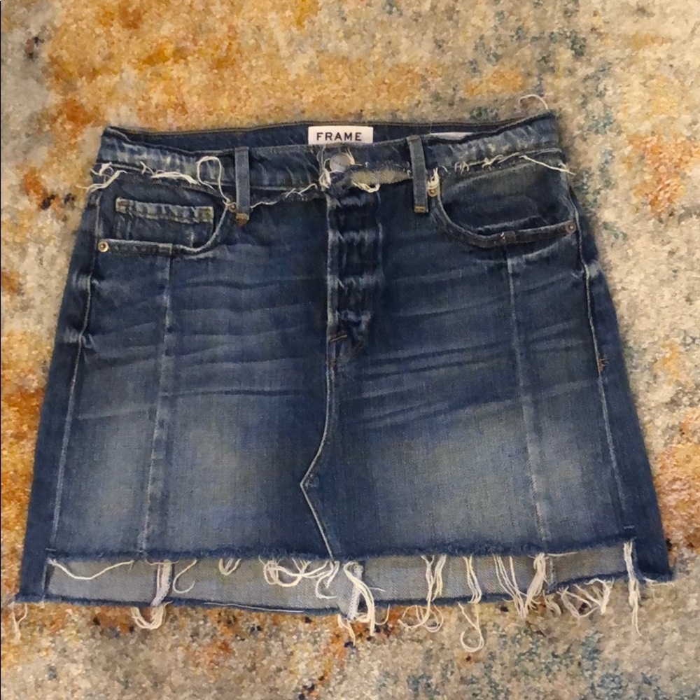 FRAME DENIM SKIRT